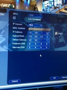 IP camera system monitoring