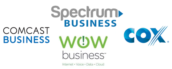 Top national cable company logos